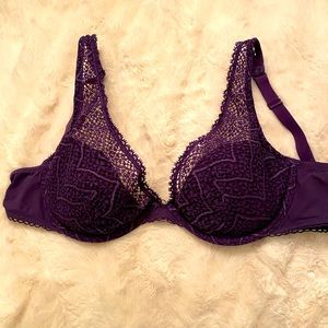 Lou Paris Purple lace bra 34D